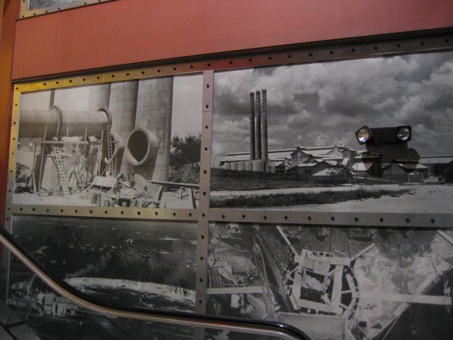 Historical photos of the smokestacks